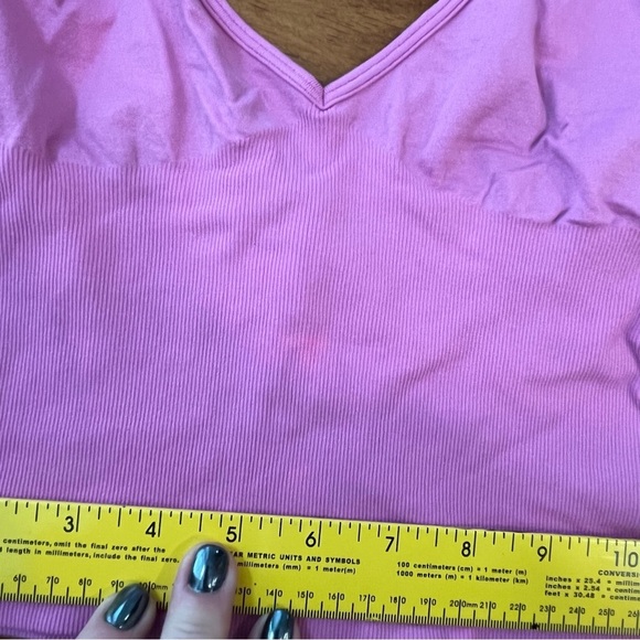Intimately Free People pink ribbed bralette size xs/s - Picture 4 of 6